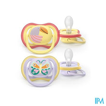 Afbeelding in Gallery-weergave laden, Philips Avent Fopspeen +0m Air Vlinder/krab 2