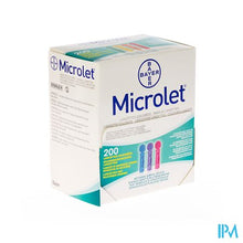 Afbeelding in Gallery-weergave laden, Bayer Microlet Lancetten Ster Gekleurd 200