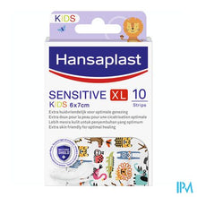 Charger l'image dans la galerie, Hansaplast Sensitive Kids Xl 6x7cm Strips 10
