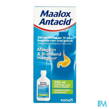 Charger l'image dans la galerie, Maalox Antacid 230mg/400mg/10ml Susp Oraal 250ml
