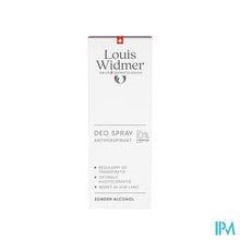 Afbeelding in Gallery-weergave laden, Widmer Deo Spray Antiperspirant Zonder Parfum 75ml