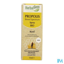 Afbeelding in Gallery-weergave laden, Herbalgem Propolis Breed Spectrum Bio Spray 15ml