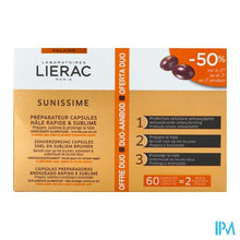 Afbeelding in Gallery-weergave laden, Lierac Sunissime Duo Bronzage Blister Caps 2x30