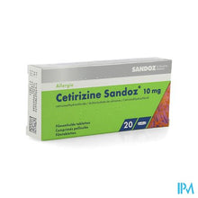 Load image into Gallery viewer, Cetirizine Sandoz Comp 20 X 10mg
