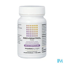 Afbeelding in Gallery-weergave laden, Resveratrol 100 Forte V-caps 60 Pharmanutrics
