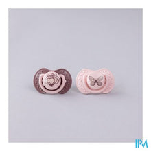 Afbeelding in Gallery-weergave laden, Difrax Fopspeen Dynamic Botanic Pink&purple 3m+ 2