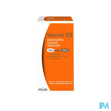 Afbeelding in Gallery-weergave laden, Steovit D3 Sinaas 500mg/200ie Kauwtabl 180 Flacon