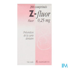 Load image into Gallery viewer, Z Fluor Tabl 200 X 0,25mg