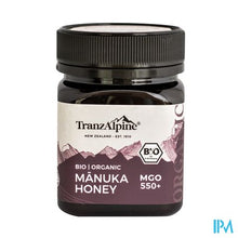 Afbeelding in Gallery-weergave laden, Tranzalpine Bio Manuka Honing Mgo 550+ 250g