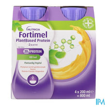 Afbeelding in Gallery-weergave laden, Fortimel Plantbased Pr.2kcal Pom./wor./gem.4x200ml