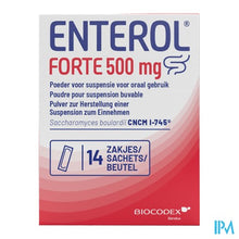 Load image into Gallery viewer, Enterol Forte 500mg Pdr Susp Drank Zakje 14