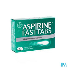 Afbeelding in Gallery-weergave laden, Aspirine Fasttabs 500mg Filmomh Tabl 20