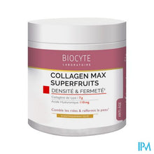 Afbeelding in Gallery-weergave laden, Biocyte Collagen Max Superfruits Pdr Pot 260g
