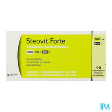Charger l'image dans la galerie, Steovit Forte Citroen 1000mg/800ie Kauwtabl 90 Pip