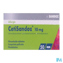 Afbeelding in Gallery-weergave laden, Cetirizine Sandoz Tabl 50 X 10mg