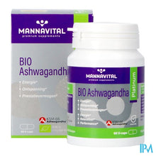 Afbeelding in Gallery-weergave laden, Mannavital Ashwagandha V-caps 60