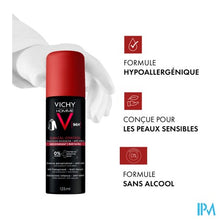 Load image into Gallery viewer, Vichy Homme Deo 96h Clinical Control Aerosol 125ml