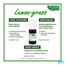 Afbeelding in Gallery-weergave laden, Phytosun Citroengras Fr-bio-01 10ml