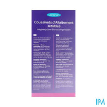 Afbeelding in Gallery-weergave laden, Lansinoh Wegwerpb.borstkompressen Blue Lock Core60