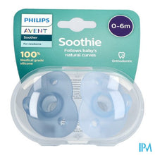 Afbeelding in Gallery-weergave laden, Philips Avent Fopspeen +0m Soothie Boy 2