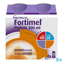Load image into Gallery viewer, Fortimel Protein 200ml Karamel 4x200ml