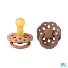 Afbeelding in Gallery-weergave laden, Bibs 2 Fopspeen Boheme Duo Peach/woodchuck 2