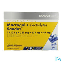 Charger l'image dans la galerie, Macrogol + Elektr Sandoz Pdr Ciroensmaak 20x13,7g