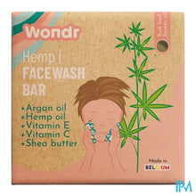 Load image into Gallery viewer, Wondr Facewash Bar Hemp Your Day Shea Butter 83g