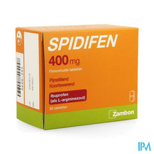Afbeelding in Gallery-weergave laden, Spidifen 400mg Filmomh Tabl 30