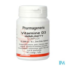 Afbeelding in Gallery-weergave laden, Vitamine D3 2000ie Immunity Pharmagenerix Tabl 90