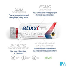Load image into Gallery viewer, Etixx Energy Gel Caffeine Cherry 12x40ml