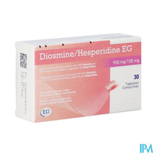 Afbeelding in Gallery-weergave laden, Diosmine+Hesperidine EG 900Mg+100Mg Tabl 30