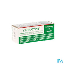 Charger l'image dans la galerie, Clonazone 250mg Comp Voor Oplossing Tube Comp 60
