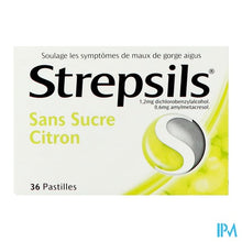 Load image into Gallery viewer, Strepsils Suikervrij Citroen Past 36