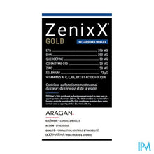 Afbeelding in Gallery-weergave laden, Zenixx Gold Caps 60x890mg Nf