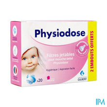 Load image into Gallery viewer, Physiodose Wegwerpfilter Baby Neusrein. 20+2 Grat.