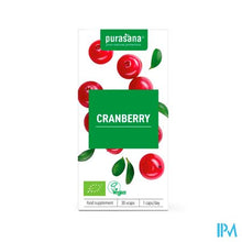 Afbeelding in Gallery-weergave laden, Purasana Vegan Cranberry Bio Caps 30