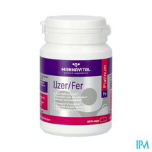 Afbeelding in Gallery-weergave laden, Mannavital Ijzer Platinum V-caps 60