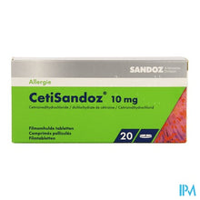 Load image into Gallery viewer, Cetirizine Sandoz Comp 20 X 10mg