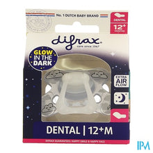 Afbeelding in Gallery-weergave laden, Difrax Fopspeen Dental +12m Nacht
