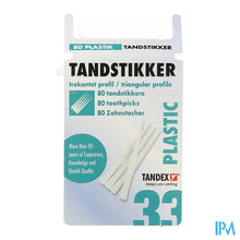 Afbeelding in Gallery-weergave laden, Tandex Toothpicks Plastic 80