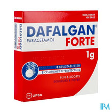 Load image into Gallery viewer, Dafalgan Forte 1g Citrus Bruistabl 8