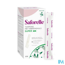 Afbeelding in Gallery-weergave laden, Saforelle Coton Protect Tampons Inbrengh. Super 14