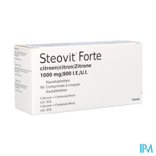 Charger l'image dans la galerie, Steovit Forte Citroen 1000mg/800ie Kauwtabl 90 Pip
