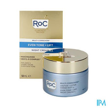 Afbeelding in Gallery-weergave laden, Roc Multi Correxion Even Tone+lift Nachtcreme 50ml