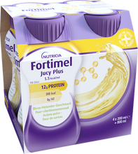 Afbeelding in Gallery-weergave laden, Fortimel Jucy Plus Peer Vlierbloes. 4x200ml 185088