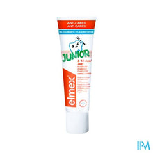 Afbeelding in Gallery-weergave laden, Elmex A/caries Junior Tandpasta 6-12j Tube 2x75ml