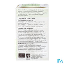 Charger l'image dans la galerie, Pranarom Eo Pepermunt Bio Parels 60