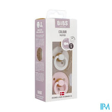 Load image into Gallery viewer, Bibs 1 Fopspeen Duo Haze/blossom 2