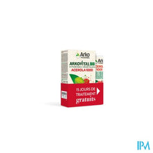 Afbeelding in Gallery-weergave laden, Arkovital Acerola 1000 Bio Comp 30 + Comp 15